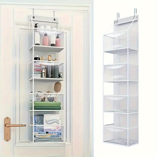 Hanging Storage Bag 4 & 6 Layer Foldable Non-Woven Organizer for Bedroom Bathroom Office Nursery Space Saving