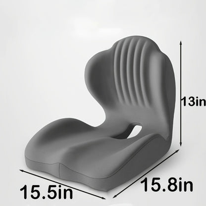 Hip & Lumbar Support Seat Cushion Ergonomic Memory Foam – Breathable High-Density Back Support Pillow for Office Chair, Car Seat & Long Sitting, Daily Use or Gift