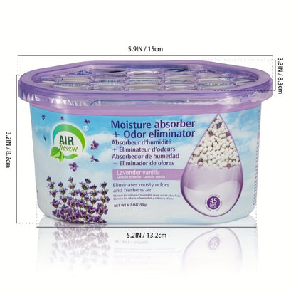 Portable Dehumidifier Boxes 6-Pack | Moisture Absorber & Odor Eliminator for Closets, Bathrooms, RVs, Boats & Bedrooms