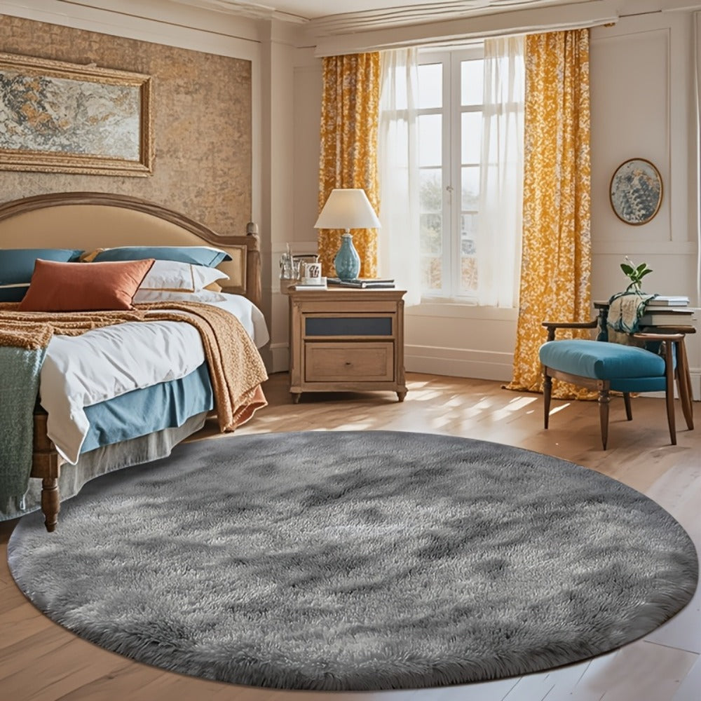 Fluffy Area Rug Large Soft Shag Carpet for Living Room Bedroom – Non-Slip Ultra Thick Plush Floor Mat, Multiple Sizes & Colors, Home Decor