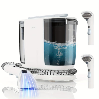 Lydsto Portable Carpet Cleaner 2-in-1 Wash & Dry | 12KPa Suction Fabric Shampooer with Self-Cleaning, 2000ml Tank, Dual Brush Heads – Deep Cleans Sofa, Car Seat & Upholstery