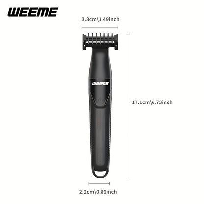 Electric Epilator & Hair Removal Device 3-in-1 for Men & Women - Painless Shaver Trimmer for Underarms Legs Arms Bikini Line Sensitive Areas, USB Rechargeable Personal Care Grooming Tool