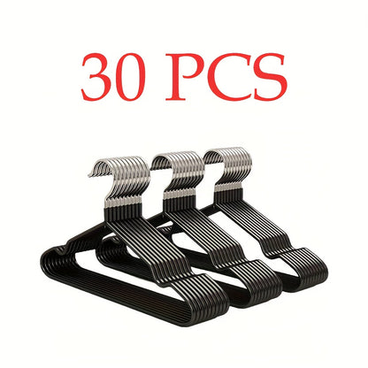 High Manganese Steel Non-Slip Clothes Hangers Thickened Heavy Duty Coat Suit Hangers Space Saving Closet Organizer