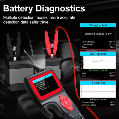 Automotive Circuit Tester Topdiag P200 Pro 9-30V Oscilloscope Multimeter Relay Fuel Injector Test 0-5V Power Supply Component Activation 20ft Cable Smart Voltage Resistance Diagnostic Tool