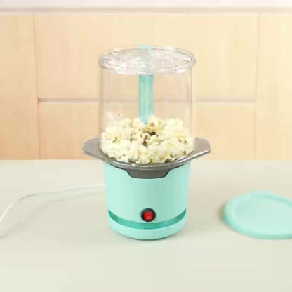 Oil-Free Popcorn Maker Hot Air Popcorn Machine 2-Minute Quick Popping 95% Pop Rate Built-In Serving Bowl Stackable Storage Hidden Cord Family Kitchen Gift