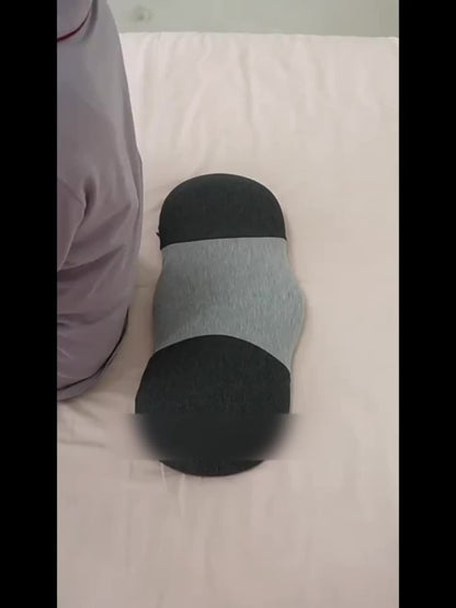 Lumbar Support Pillow Large Size Ergonomic Lower Back Cushion Cooling Breathable Pillowcase Soft Supportive Waist Pillow Bed Sofa Floor