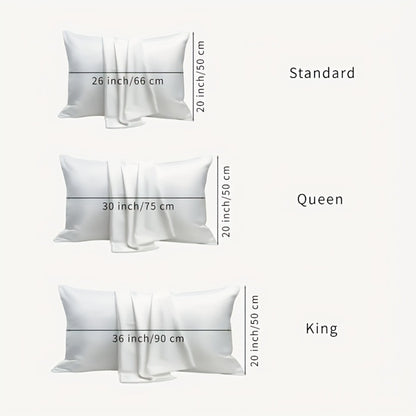 Microfiber Pillowcases Set of 4 – Soft Brushed 90GSM Wrinkle-Resistant Envelope Closure Pillow Covers, Queen & King Size, Multiple Colors, Breathable Polyester Pillow Cases for Bedroom Hotel
