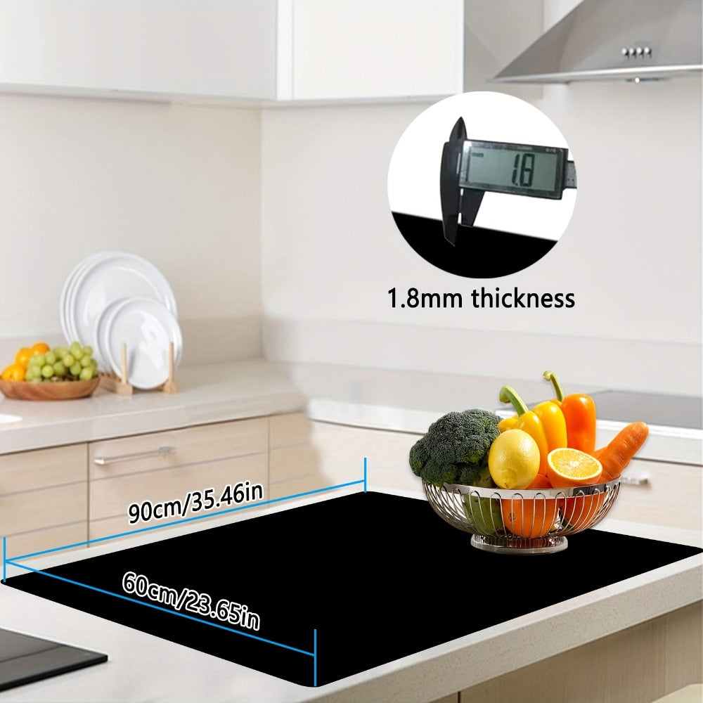 Extra Large Silicone Mat for Kitchen Counter – Nonslip Heat Resistant Countertop Protector, Nonstick Waterproof Craft Mat & Placemat, Multiple Sizes & Colors