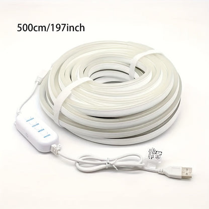 LED Neon Rope Light IP65 Waterproof – RGB Color Changing Light Strip, App & Remote Control, Music Sync, Silicone Neon Light for Bedroom, Gaming Room, Indoor & Outdoor Decoration (3.2/9.8/16.4 Ft)