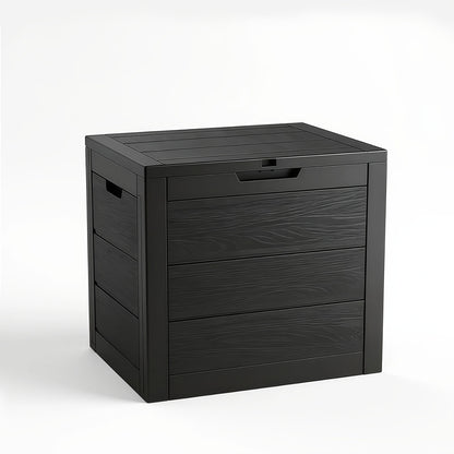 Waterproof Deck Box Outdoor Storage Cabinet 35/75 Gallon – Enhanced Version with Handles & Wheels | Large Patio Storage Box for Pool Accessories, Garden Tools & Outdoor Gear | Easy Assembly Lockable