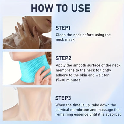 Bio-Collagen & Retinol Neck Firming Patches 10pcs – Hydrating Gel Neck Mask for Tightening, Smoothing & Anti-Sagging, Hypoallergenic for All Skin Types
