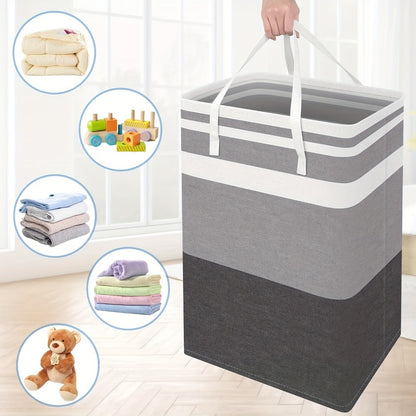 Collapsible Laundry Basket 3 Pack 75L – Freestanding Tall Clothes Hamper with Easy-Carry Handles for Bedroom, Bathroom, Family & Dorm – Large Capacity Folding Laundry Bin Set