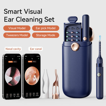 Earwax Removal Tool Set with Light & Camera – Rechargeable Ear Cleaning Kit for iOS & Android, Ear Wax Remover with Otoscope