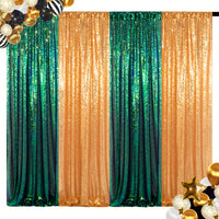 golden & iridesent green