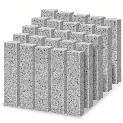 Pumice Stone Cleaning Sticks 25pcs Heavy Duty Scouring Stick for Toilet Bowl Bath Kitchen Pool Tile Grout Hard Water Stain Remover Household Cleaning Supplies