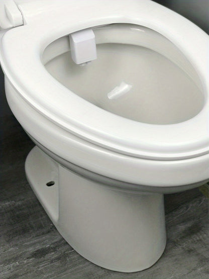 Bidet Attachment Hot and Cold Water – Dual Nozzle Non-Electric Toilet Seat Bidet, Rear & Feminine Wash, Self-Cleaning Retractable Nozzle, Adjustable Warm Water Pressure, Easy Install