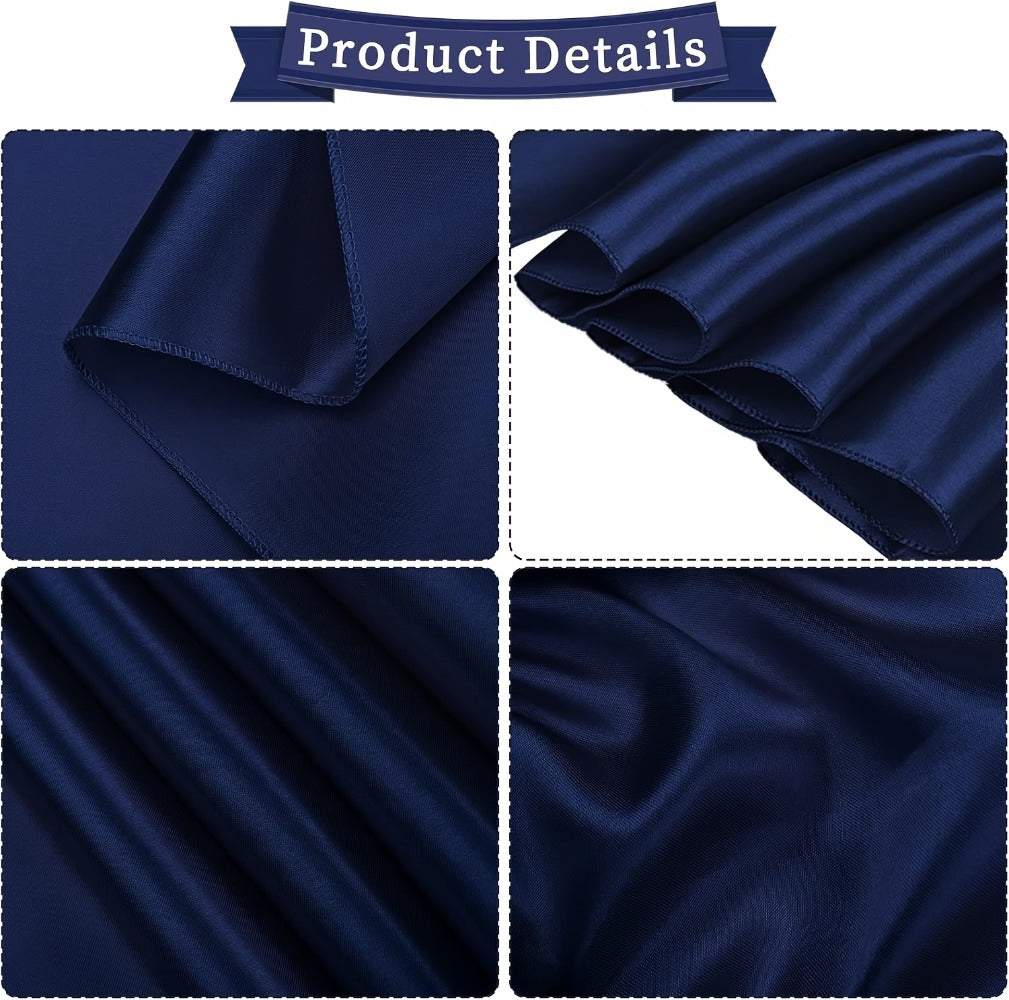 100pcs Satin Chair Sashes Bows for Wedding Banquet Party Event Decoration – 13 Colors, 18×275cm