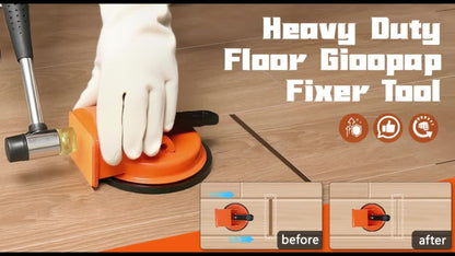 Floor Gap Repair Tool Reinforced Iron Suction Cup Pull System for Laminate Vinyl Composite Engineered Wood PVC Flooring Professional DIY Installation No Hammer Required Flooring Gap Fixer Closer