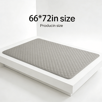 Washable Leak-Proof Mattress Protector for Seniors - Breathable Mesh Polyester, Urinary Incontinence & Bedwetting Pad | Twin, Full, Queen, King
