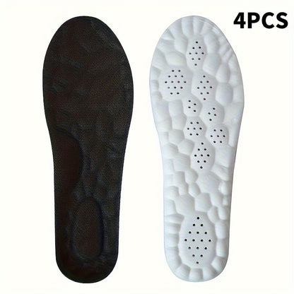 Shoe Insoles 2 Pairs Soft Cushion PU Sports Insoles for Men and Women Breathable Sweat-Absorbing Running Insoles Thickened Comfort Insoles for Standing Walking Training EU35-46