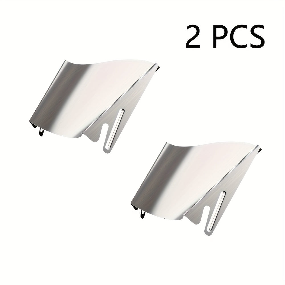 Stand Mixer Pouring Chute Stainless Steel – Dishwasher Safe Pouring Shield for KitchenAid Tilt-Head & Bowl-Lift Models, 1-Pack or 2-Pack Baking Accessory, Durable & Splash-Proof