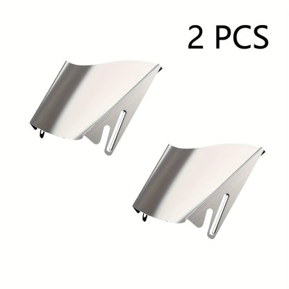 Stand Mixer Pouring Chute Stainless Steel – Dishwasher Safe Pouring Shield for KitchenAid Tilt-Head & Bowl-Lift Models, 1-Pack or 2-Pack Baking Accessory, Durable & Splash-Proof