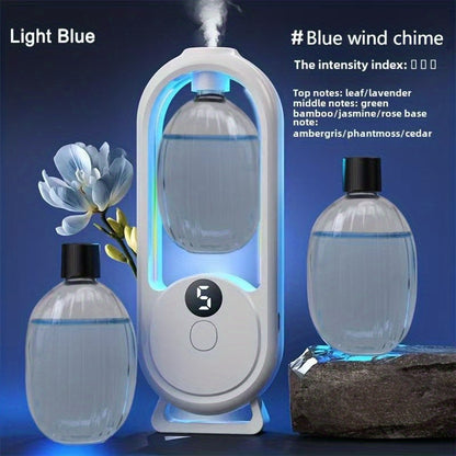Aroma Diffuser with Essential Oils Set Cool Mist Humidifier 5 Settings for Bedroom Living Room Hotel Spa Yoga Home Relaxation Aromatherapy Diffuser Gift Set with 1 or 3 Essential Oil Bottles