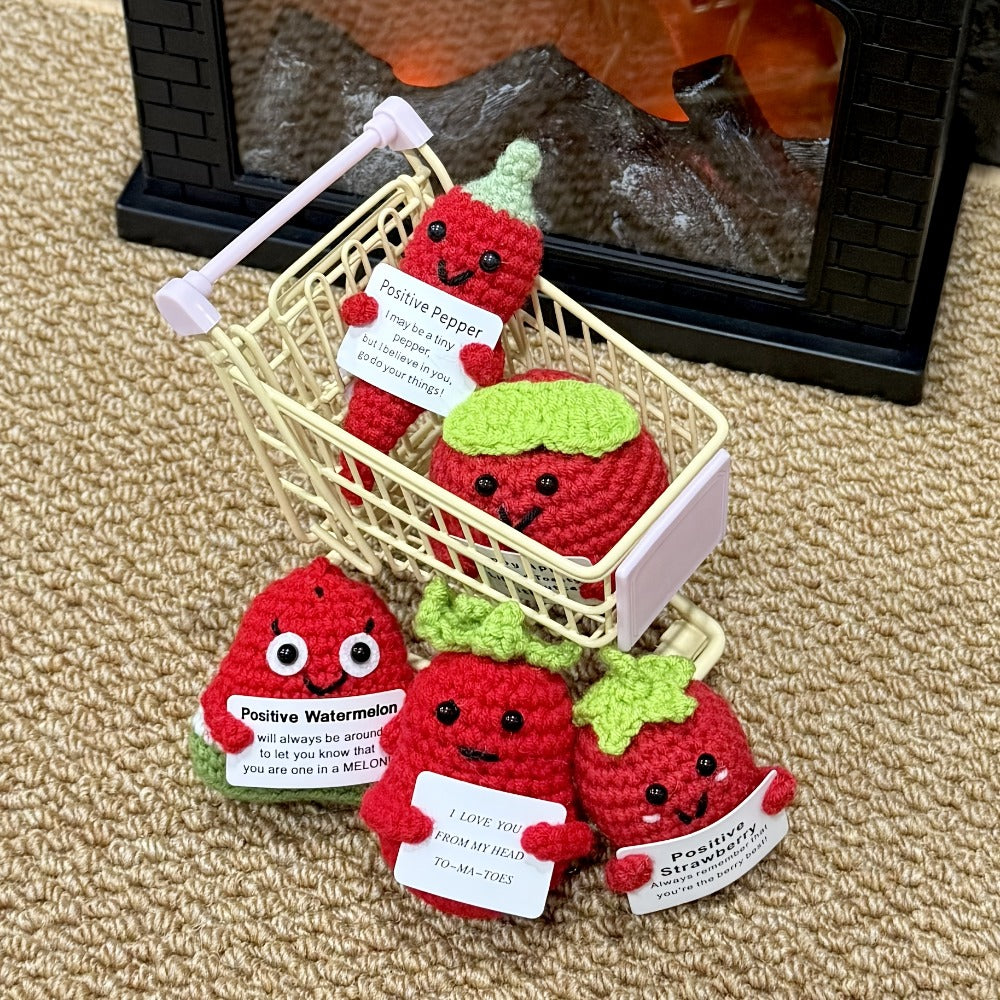 Crochet Doll Set 20pcs Handmade Emotional Support Dolls – Cute Collectible Okra Plush Figures, Birthday Gift for Women Men Mom Dad Kids Teacher Friend Coworker