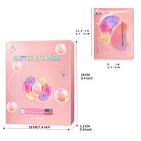 Tri-color Glitter Eye Mask