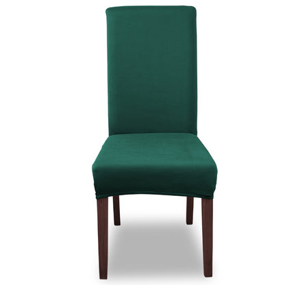 Silky Fiber Elastic Dining Chair Covers Set | Stretch Milk Fiber Slipcover, All-in-One Furniture Protector for Kitchen Wedding Office Hotel Living Room, 4pcs or 6pcs, 8 Colors