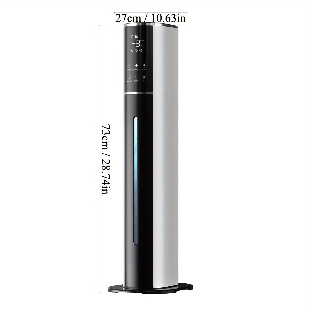 Cool Mist Humidifier 2.4 Gallon Top Fill with Smart Humidity Control Sleep Mode Soundwave Technology for Large Rooms Bedroom Office Plants 600ft²