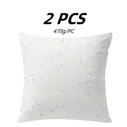 Pillow Inserts Square Indoor Outdoor Decorative Cushion Filling - Woven Fabric 200g+ Stuffing for Throw Pillows Couch Sofa Patio, White, Pack of 2 or 4, Multiple Sizes 12x20 16x16 18x18 20x20 22x22