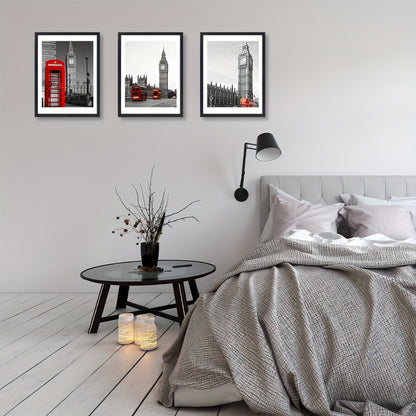 Wall Photo Frames Set of 3 – 12x16 Inch Picture Frames for Wall Display, Multiple Colors, Hallway & Living Room Decor, Gift-Ready