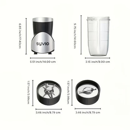 Personal Blender & Smoothie Maker 12-in-1 – High-Powered Protein Shake Mixer, Multi-Function Grinder, BPA-Free with Portable Cup