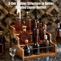 Wooden wine rack