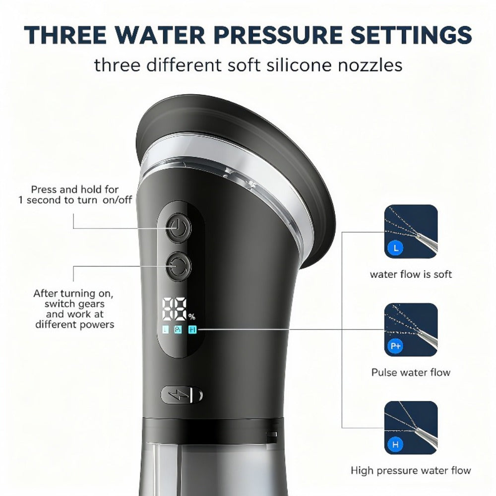Earwax Removal Kit Pro with Visual Waste Tank – Interchangeable Nozzles, USB Rechargeable Ear Cleaner for Adults, Ear Scoop & Ear Washer Options