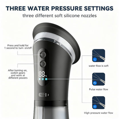 Earwax Removal Kit Pro with Visual Waste Tank – Interchangeable Nozzles, USB Rechargeable Ear Cleaner for Adults, Ear Scoop & Ear Washer Options