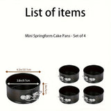 4 inch Springform Cake Pan Set