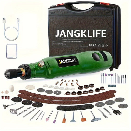 Cordless Rotary Tool Kit 102pcs – Rechargeable Engraving Pen with Adjustable Speed for Wood Carving, Sanding, Polishing & Etching, Portable Mini Electric Grinder