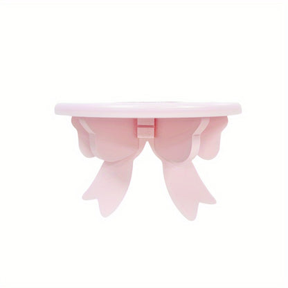 Floating Wooden Wall Shelf with Bow Design - Wall-Mounted Storage Rack for Bathroom Kitchen Living Room Bedroom Decor