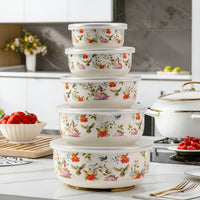 5pcs Ice Bowl Flower and Bird