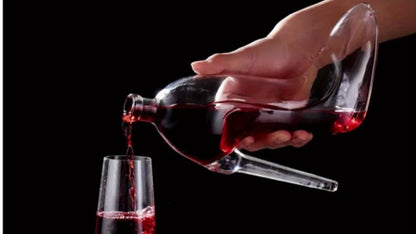 High Heel Shoe Decanter Crystal Glass with Stopper 26oz – Handmade Lead-Free Transparent Wine Decanter for Kitchen Dining Decor, Valentine's Day & Holiday Gift