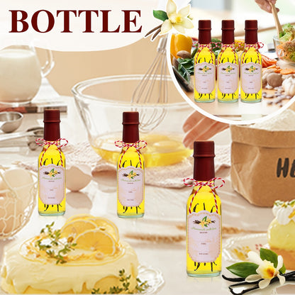 Small Sauce Bottles with Lids 5oz Sealed Inner Cover Set for Hot Sauce Salad Dressing Tomato Sauce Blueberry Fruit Vinegar - Kitchen Storage Condiment Bottles 12 16 24 36 Pack