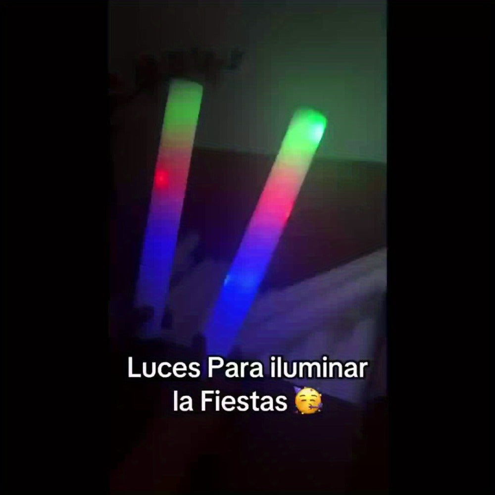 LED Glow Sticks Party Set – Foam Glow Sticks with 3 Light Modes, Glow Glasses, Headbands & Finger Lights for Rave, Wedding, Birthday, Concert, Halloween, Christmas & New Year Party Supplies, 11/36/52pcs