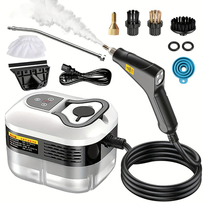 Portable Steam Cleaner High Pressure High Temperature with 3 Brush Heads Handheld Steam Cleaner for Bathroom Kitchen Furniture Car Home Cleaning Grout Tile Sofa Mattress Gift for Mom