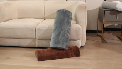 Memory Foam Lumbar Support Pillow Slow Rebound Half-Roll Multifunctional Leg Neck Back Support for Sleep Rest Recliner Elderly Bed Sofa Chair