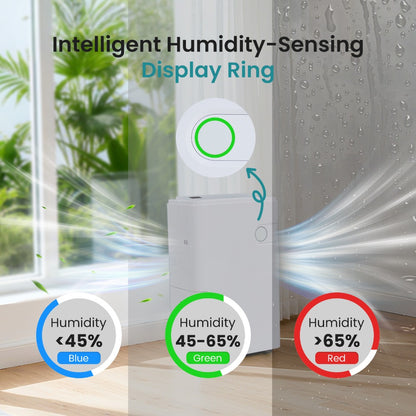 Dehumidifier for Basement 50 Pint 5500 Sq Ft with Drain Hose, Portable Home Dehumidifier for Large Room Bedroom Bathroom, 3 Modes Auto Shut-Off Quiet Fan Washable Filter Humidity Control