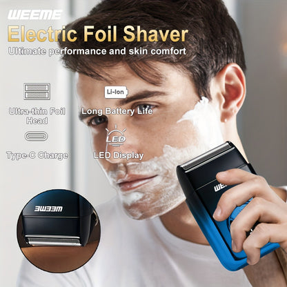 Men's Electric Hair Clipper Set USB Rechargeable with Nose Hair Trimmer & Shaver Wireless Professional Grooming Kit Father's Day Gift