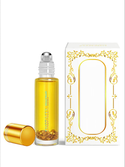 Roll On Essential Oil Attract Wealth & Money Luck 0.68oz Alcohol-Free Aromatherapy Roller Blend – Use with Diffuser Scented Candles or Directly on Skin – Manifestation Oil Perfect Holiday Gift