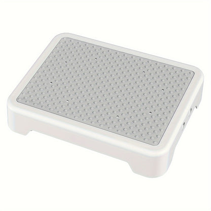 Non-Slip Step Stool Heavy Duty 550LBS Capacity Portable One Step Platform for Elderly Adults - Anti-Slip Rubber Mat Height Adjustable Indoor Outdoor Use Bed Car Door Bathroom Stair